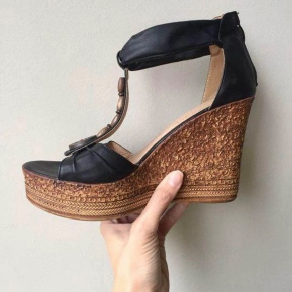 Black platform / wedges - Picture 3 of 6